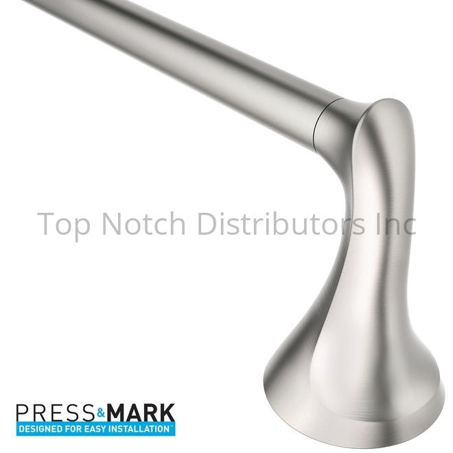 Moen MY1524BN Darcy 24" Towel Bar Brushed Nickel Sparrow Supply