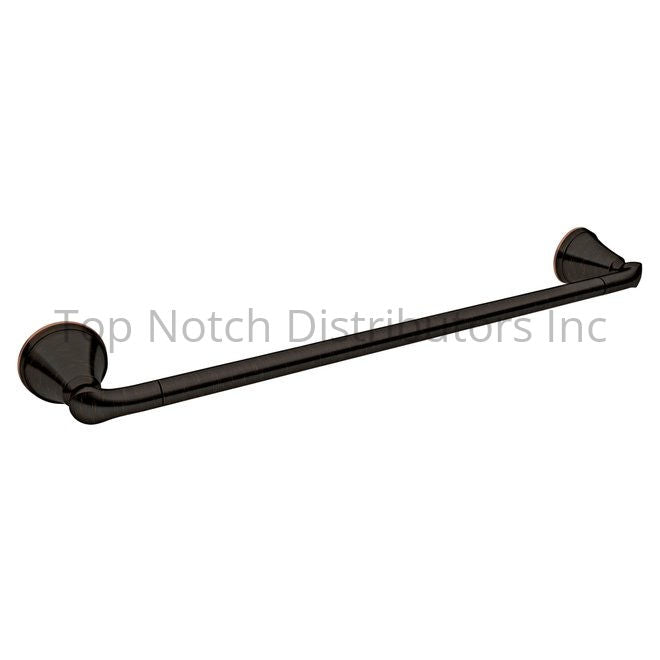 Moen MY4824BRB Tiffin 24" Towel Bar Mediterranean Bronze Sparrow Supply