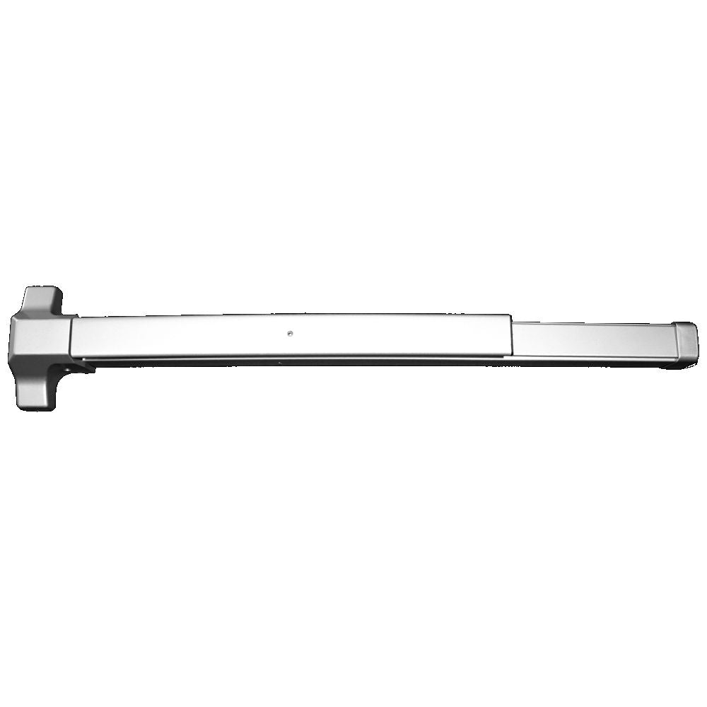 Lockey PB1100SS Panic Bar Rim Exit Device for 33" to 36" Door Stainless Steel Finish Sparrow Supply