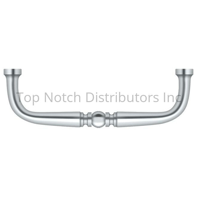 Deltana PCT400U26 Wire Pull; Traditional; 4"; Bright Chrome Polishe... Sparrow Supply