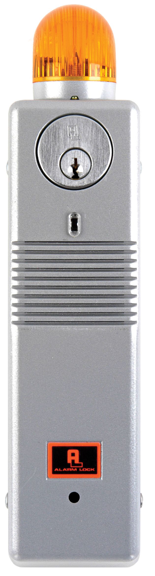 Alarm Lock PG21MSS Single Door Alarm with Strobe Metallic Silver Finish Sparrow Supply