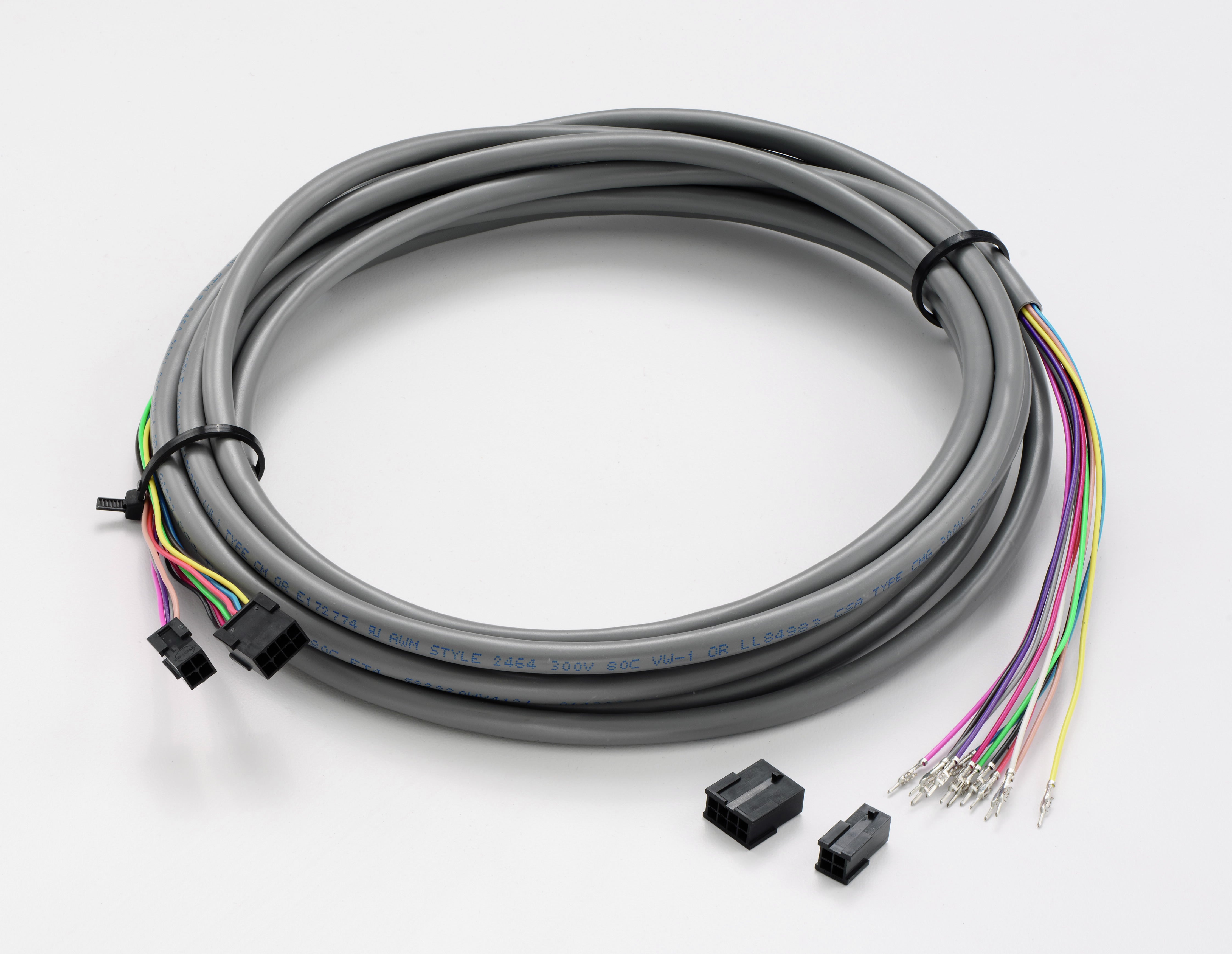 McKinney QCC1500P 15' 2" Wire Harness with 12 Wires and 8 and 4 Pin Connector # 93998 Sparrow Supply