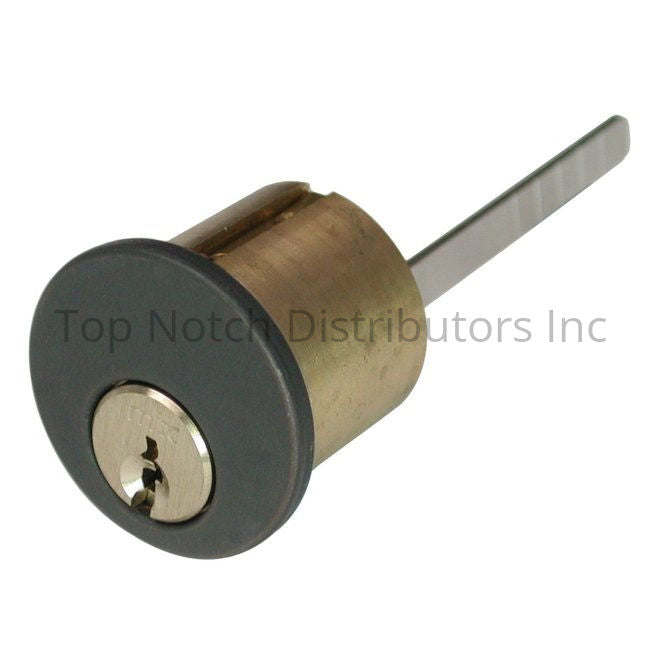 GMS R118SX10B 1-1/8" 6 Pin Rim Cylinder with Schlage C - K Keyway O... Sparrow Supply