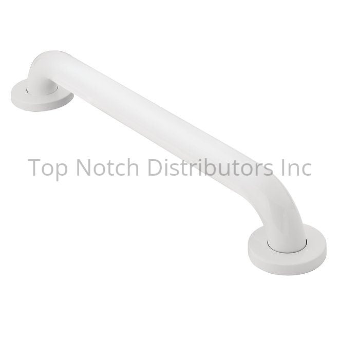 Moen R8724W Concealed Screw 24" Grab Bar 1-1/4" Diameter Glacier White Sparrow Supply