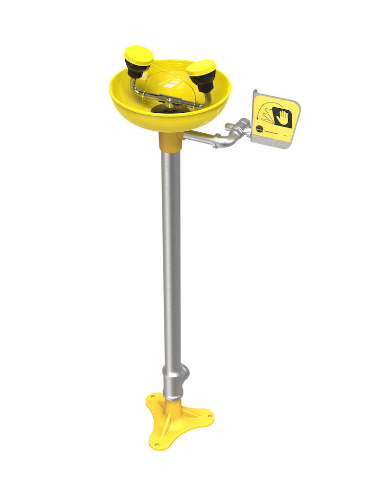 Bradley S19-212 Pedestal Combination Emergency Shower/Eyewash Sparrow Supply