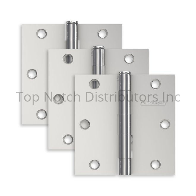Schlage Residential S3P1010FRP625 Pack of 3 3-1/2" x 3-1/2" Square ... Sparrow Supply