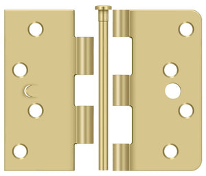 Deltana S44058 Full Mortise Hinges - Satin Brass Sparrow Supply