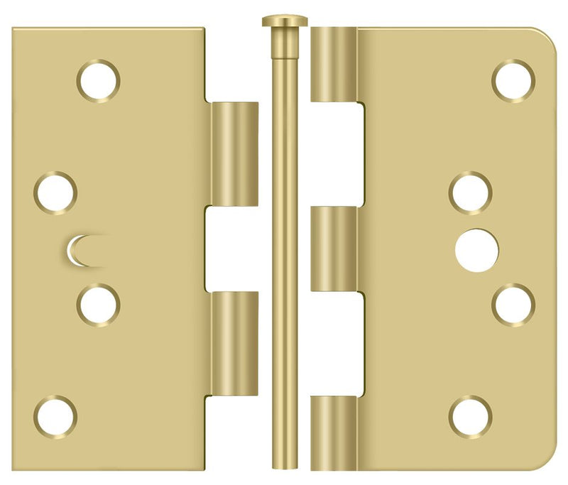 Deltana S44058 Full Mortise Hinges - Satin Brass Sparrow Supply