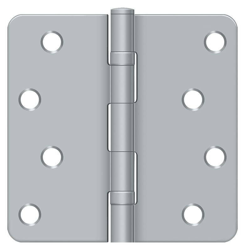 Deltana S44R4BB Full Mortise Hinges - Satin Chrome Sparrow Supply