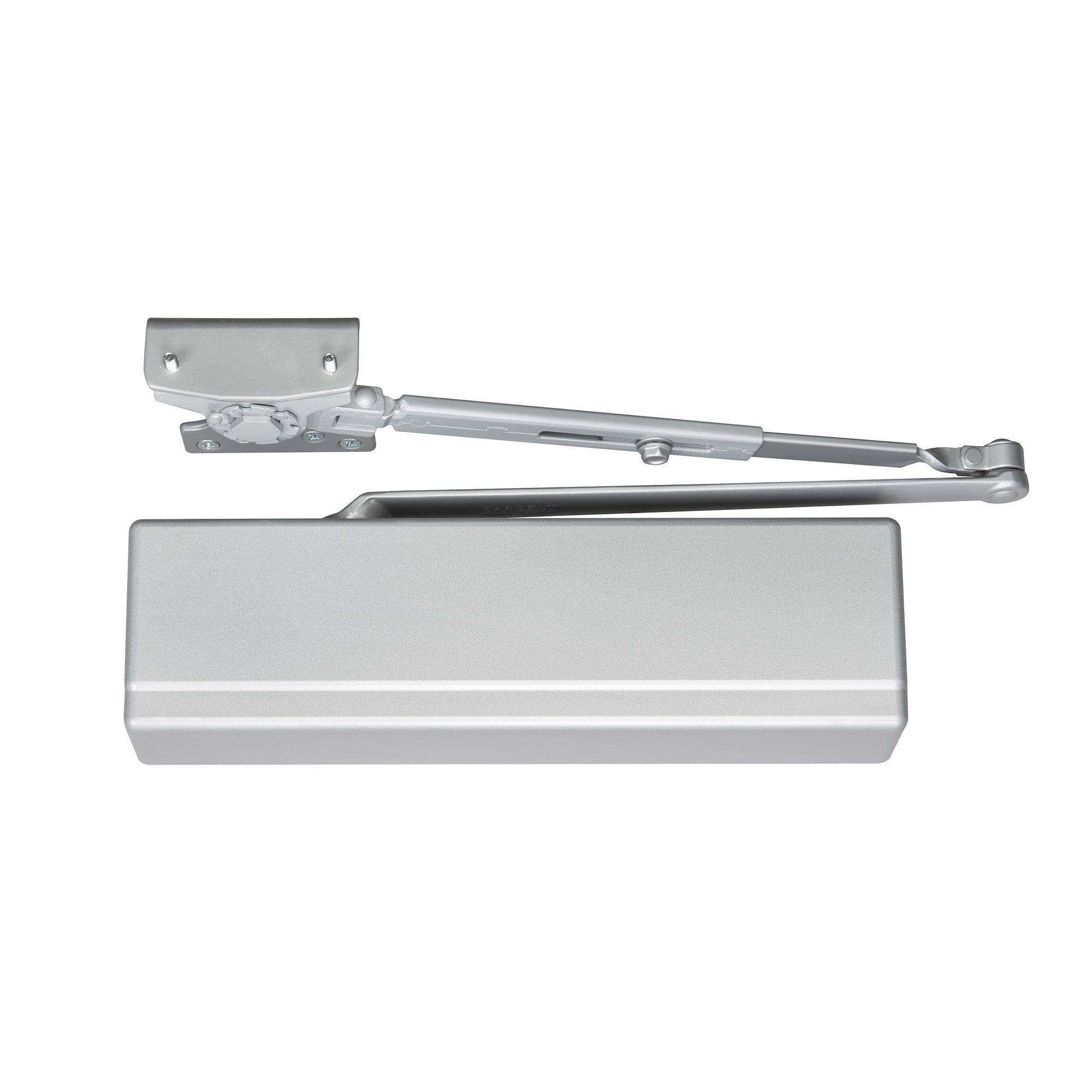 Sargent TB351P10EN Heavy Duty Parallel Arm Powerglide Door Closer with Thru Bolts Sprayed Aluminum Enamel Finish Sparrow Supply