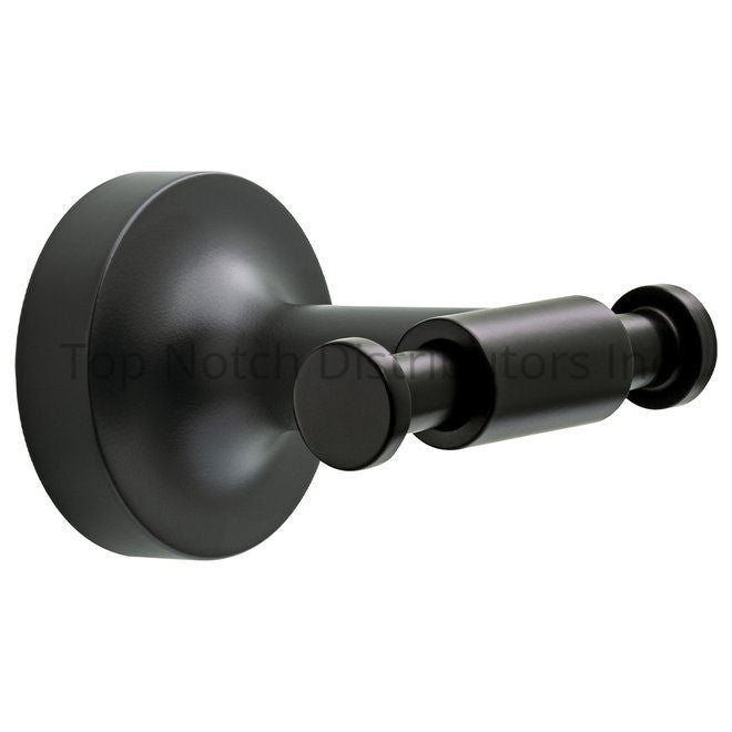 Franklin Brass VOI35MB Voisin Robe Hook Matte Black Sparrow Supply