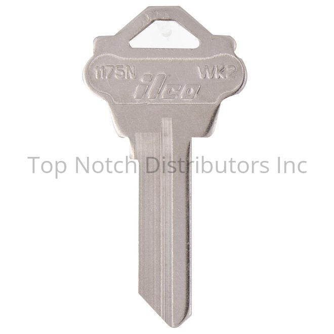 Ilco WK2BR250PK Taylor Pack of 250 Weslock WK2 Key Blank * Must be ... Sparrow Supply