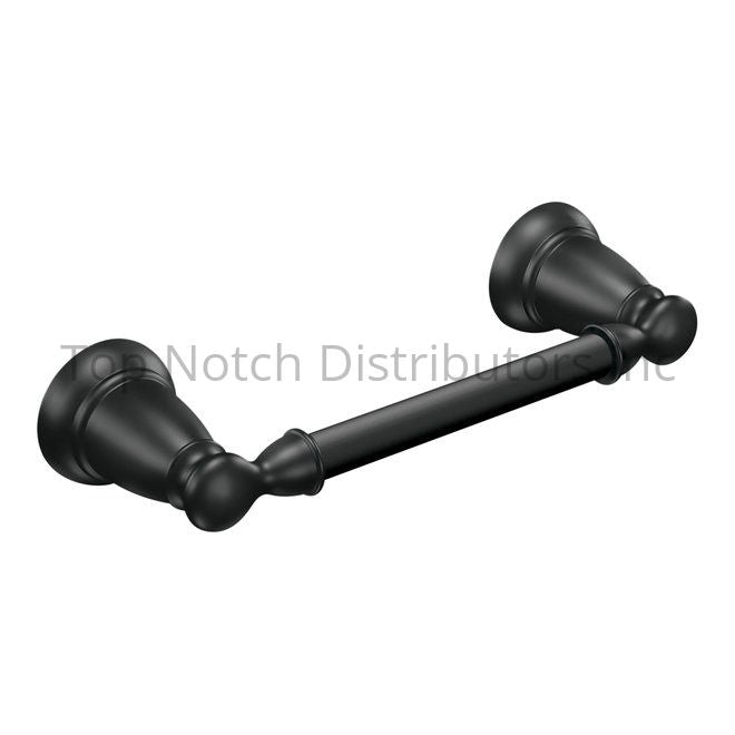 Moen Y2608BL Banbury Pivoting Toilet Paper Holder Matte Black Sparrow Supply