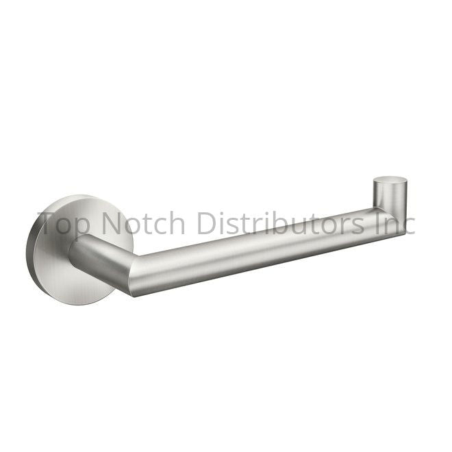 Moen Y5709BN Arlys Single Post Toilet Paper Holder Brushed Nickel Sparrow Supply
