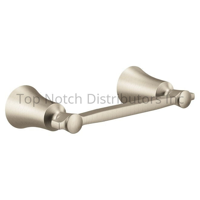 Moen YB0308BN Flara Pivoting Toilet Paper Holder Brushed Nickel Sparrow Supply