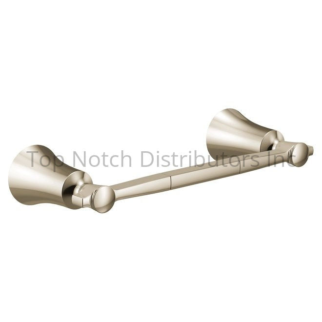 Moen YB0386NL Flara Hand Towel Bar Bright Nickel Sparrow Supply