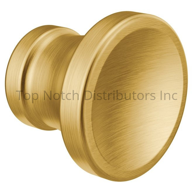 Moen YB0505BG Colinet Drawer Knob Brushed Gold Sparrow Supply