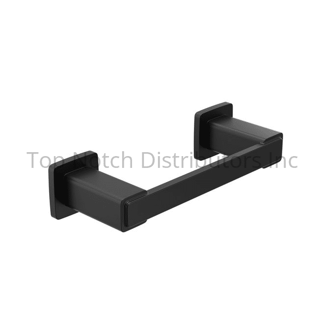 Moen YB1308BL Iver Pivoting Paper Holder Matte Black Sparrow Supply