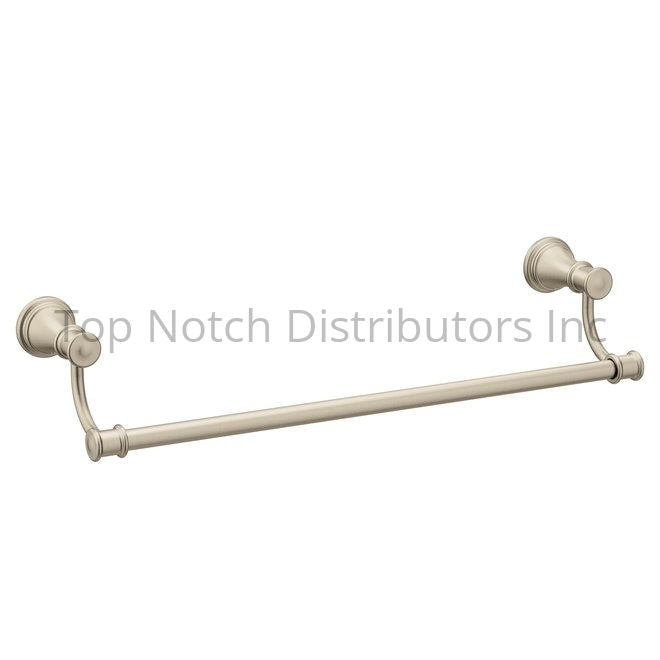 Moen YB6418BN Belfield 18" Towel Bar Brushed Nickel Sparrow Supply