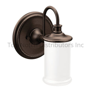 Moen YB6461ORB Belfield Single Globe Bath Light Oil Rubbed Bronze Sparrow Supply