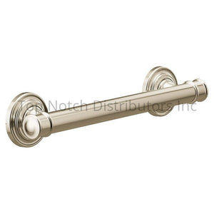 Moen YG6412NL Belfield 12" Grab Bar Polished Nickel Sparrow Supply