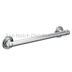 Moen YG6424CH Belfield 24" Grab Bar Bright Chrome Sparrow Supply