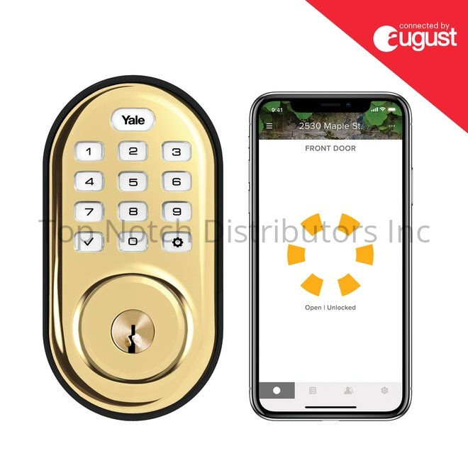 Yale YRD216CBAP05 Connected by August Assure Lock Keypad Deadbolt w... Sparrow Supply