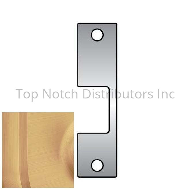 HES Z612 Z Faceplate for 1006 Strike Satin Bronze Sparrow Supply