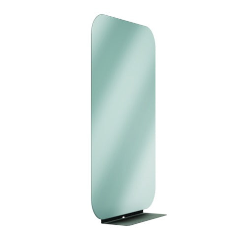 Bradley 7B1-3024360-BB Frameless Mirror-24" X 36" w/Shelf Brushed Black Sparrow Supply