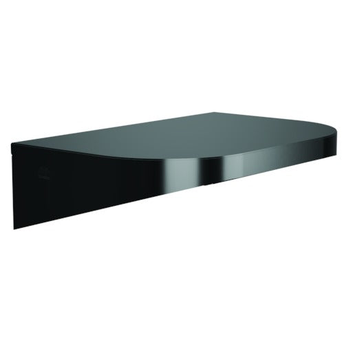 Bradley 7B2-0081200-BB Shelf, Stainless Satin, 20 Gauge, 8 X 12 Brushed Black Sparrow Supply
