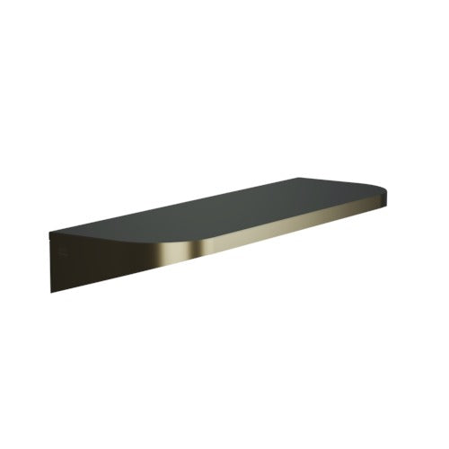 Bradley 7B2-0082496-BZ Shelf, Stainless Satin, 20 Gauge-w/Hooks, 8 X 24 Brushed Bronze Sparrow Supply