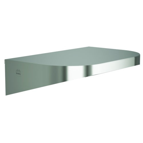 Bradley 7B2-0081200-BS Shelf, Stainless Satin, 20 Gauge, 8 X 12 Brushed Stainless Sparrow Supply
