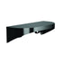 Bradley 7B2-0051296-BB Shelf, Stainless Satin, 20 Gauge-w/Hooks, 5 X 12 Brushed Black Sparrow Supply
