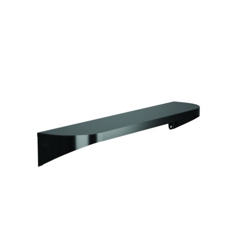 Bradley 7B2-0052400-BB Shelf, Stainless Satin, 20 Gauge, 5 X 24 Brushed Black Sparrow Supply