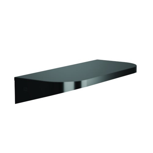 Bradley 7B2-0081800-BB Shelf, Stainless Satin, 20 Gauge, 8 X 18 Brushed Black Sparrow Supply