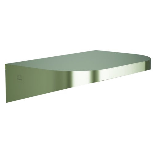 Bradley 7B2-0081200-BN Shelf, Stainless Satin, 20 Gauge, 8 X 12 Brushed Nickel Sparrow Supply