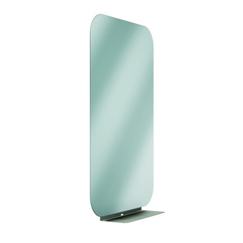 Bradley 7B1-3024360-BS Frameless Mirror-24" X 36" w/Shelf Brushed Stainless Sparrow Supply