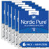 Nordic Pure 20x20x1 Pleated MERV 12 Air Filters 6 Pack Sparrow Supply
