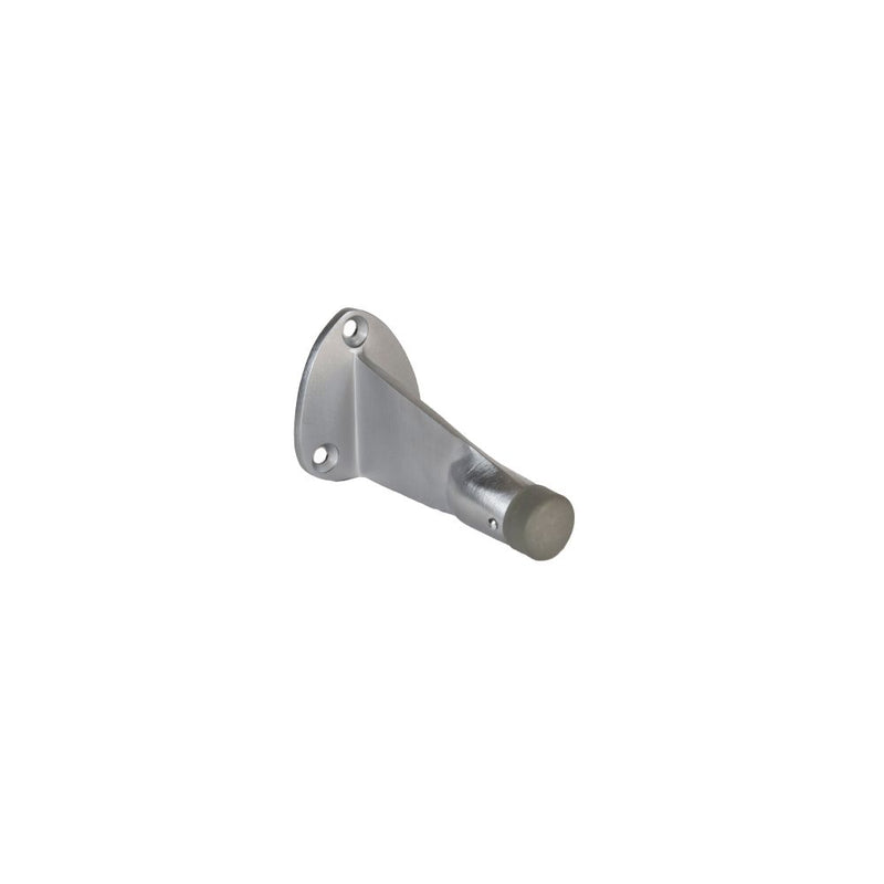 Trimco 1298626 4-3/16" Solid Base Door Stop Satin Chrome Finish Sparrow Supply
