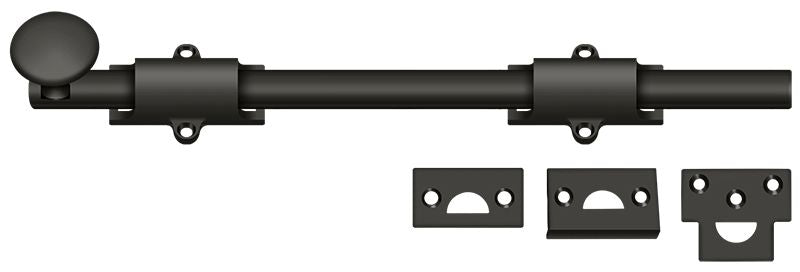 Deltana 12SB10B Surface Bolts - Oil Rubbed Bronze Sparrow Supply