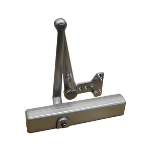 LCN 1461HCUSHAL Parallel Arm Adjustable 1-6 Surface Mounted Hold Open Cush Door Closer with TBSRT Thru Bolts 689 Aluminum Finish Sparrow Supply