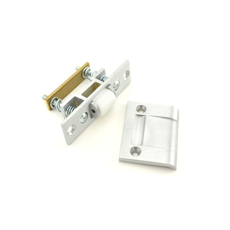 Trimco 1559WA626 UL Heavy Duty Roller Latch with Cast Strike Satin Chrome Finish Sparrow Supply