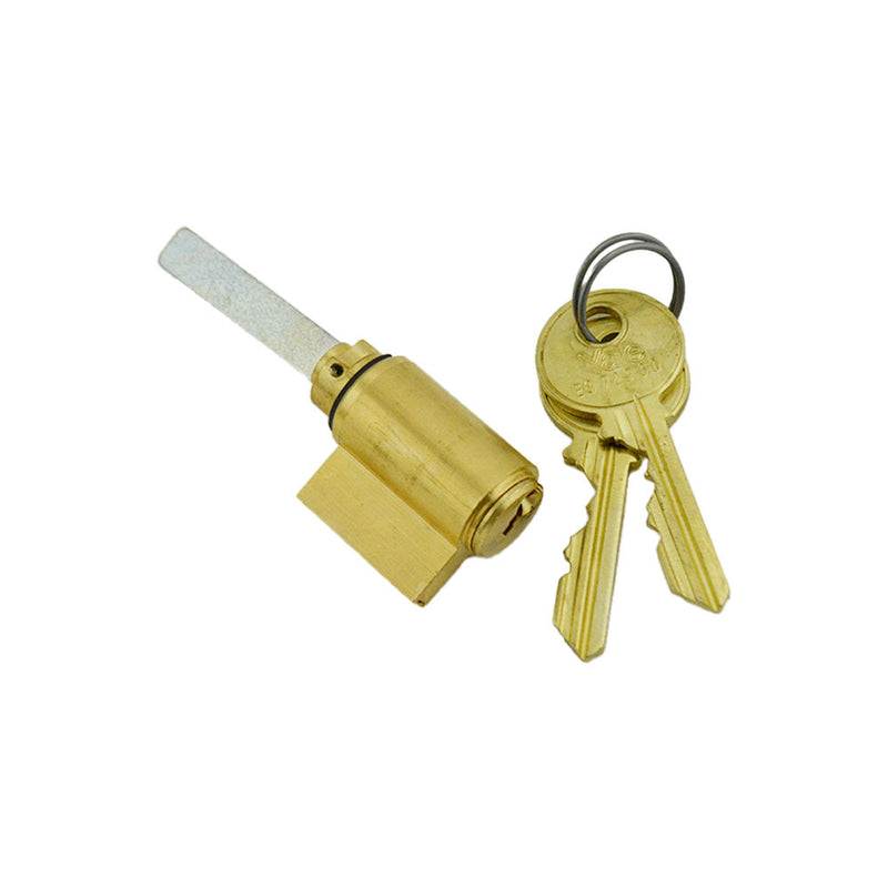 ASSA Abloy Accentra 1802GB606 6 Pin Single Section GB Keyway Cylinder for Key in Levers (AU5400LN) US4 (606) Satin Brass Finish Sparrow Supply