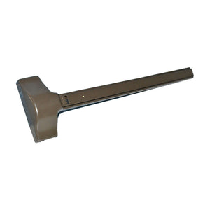 ASSA Abloy Accentra 181036695RHR Right Hand Reverse 3' x 7' Exit Only Economy Surface Vertical Rod Exit Device 695 Dark Bronze Finish Sparrow Supply