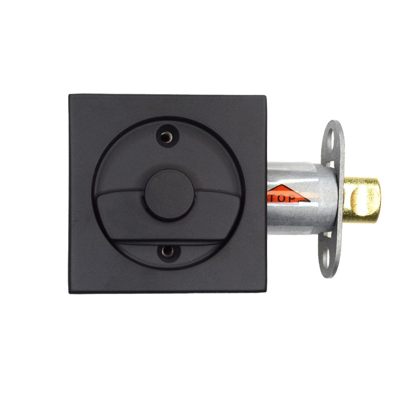 Emtek 2135US19 Pocket Door Locks - Black Sparrow Supply
