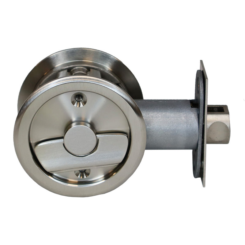 Emtek 2145US15 Pocket Door Locks - Satin Nickel Sparrow Supply