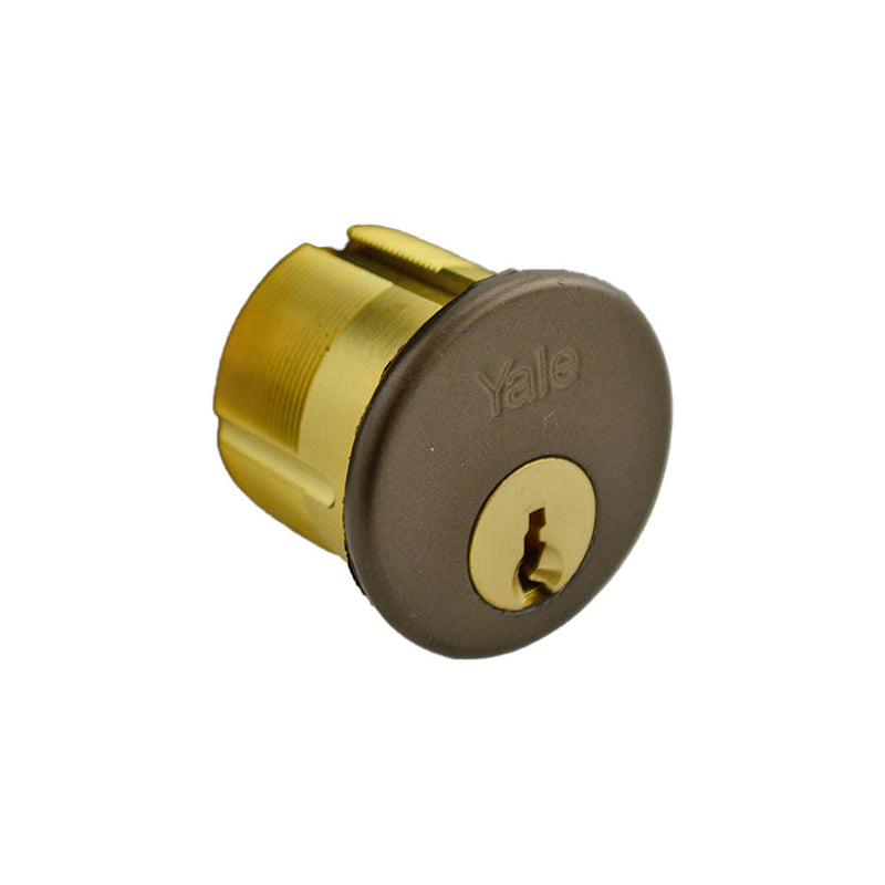 ASSA Abloy Accentra 2153GA613118 1-1/8" 6 Pin Mortise Cylinder with GA Keyway US10B (613) Oil Rubbed Bronze Finish Sparrow Supply