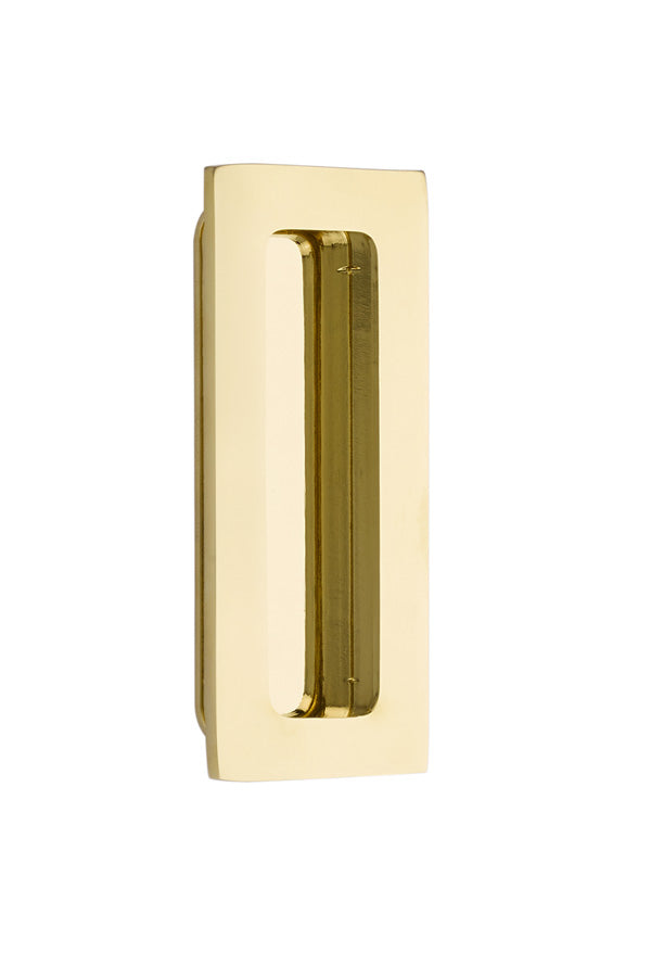 Emtek 220304US Flush Pulls - Polished Brass Sparrow Supply