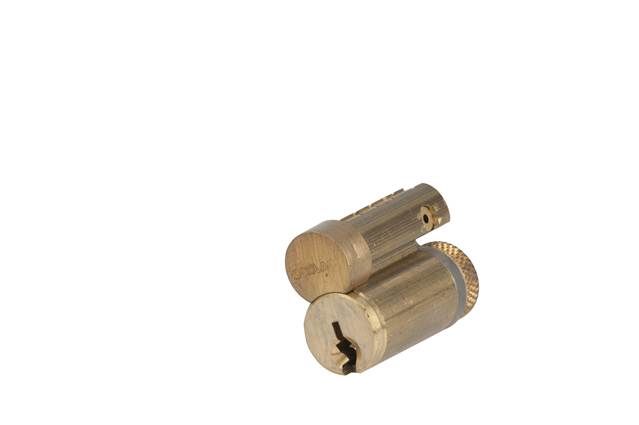 Schlage Commercial 23030E606 Full Size Interchangeable Core E Keyway 1 Bitted Satin Brass Finish Sparrow Supply