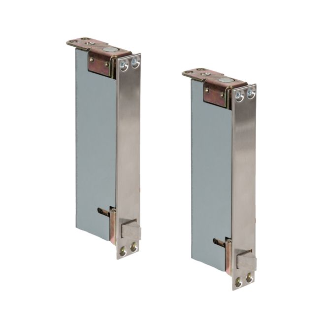 Trimco 3815LX3815L626630 Pair of Long UL Automatic Flush Bolt for Wood Doors Satin Chrome by Satin Stainless Steel Finish Sparrow Supply